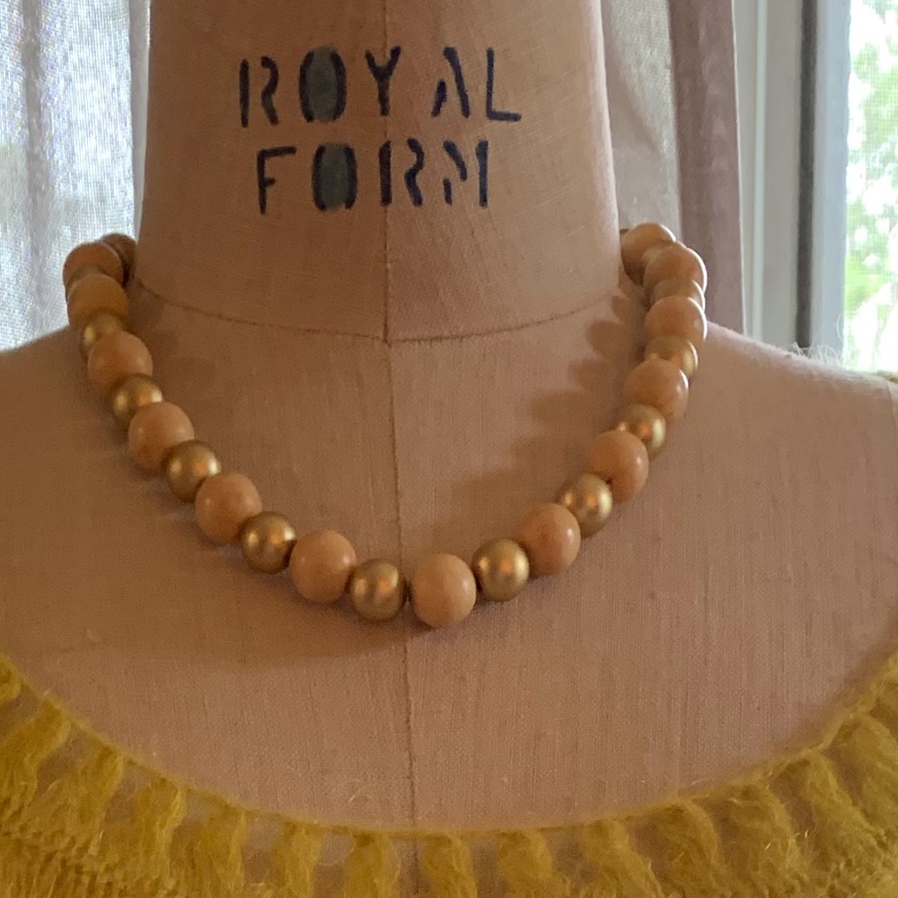Beaded necklace bought in Singapore.